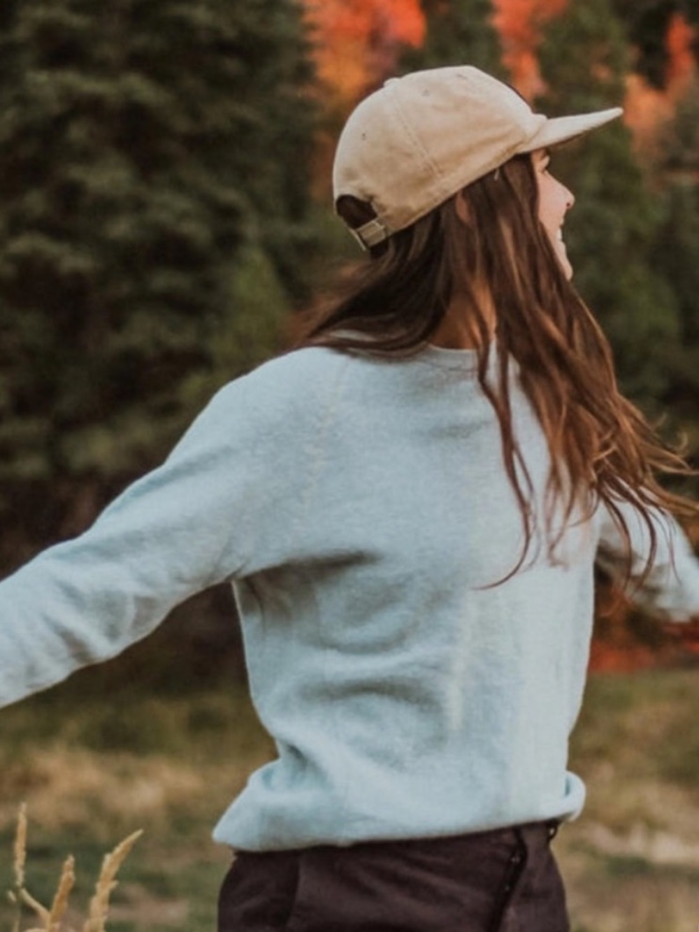 Paka Original Crew Sweater Alpaca Sky Blue Light Blue Unisex Large